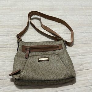 Calvin Klein Mid Size Logo Shoulder Bag